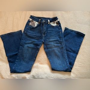Ranch Dressn Cowhide jeans